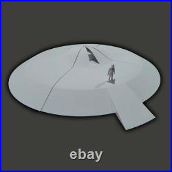 Ship (The Day the Earth Stood Still 1951) white colour model kits diy htm Ship (The Day the Earth Stood Still 1951) white colour model kits diy htm