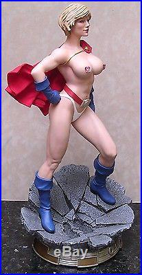 Sideshow Power Girl Premium Format Custom Polystone Resin Statue