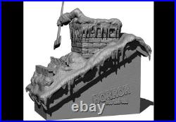 Silent Night Deadly Night Resin Sculpture Statue Model Kit Unpainted/Unassembled