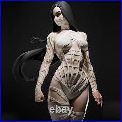 Silk 1/8 1/6 1/4 3D print figure Model Kit Unpainted Unassembled Garage Kit