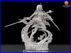 Skirk 3D Printed Figure Collectible Art Piece