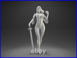 Snow White Sexy Girl 3D printed Model Figure Unpainted Unassembled Resin GK NSFW