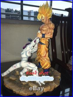 Son Goku VS Frieza Model Resin Statue Dragon Ball Garage Kit 1/6 Colorful 16''H