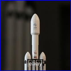 SpaceX Heavy Falcon Rocket Model Imported Resin Falcon Heavy Rocket Simulation