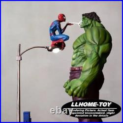 Spider-Man Spidey Hulk Resin Model Kit Unpainted 3d Print GK Statue Figure gift