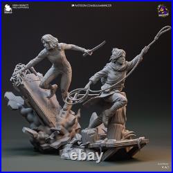 Split Fiction Mia Zoe Diorama Model Kit Unpainted 3d Print Figure GK Statue