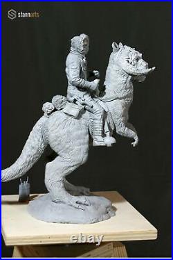 Star Wars Scale Resin Model Kit Han Solo on Tauntaun StannArts