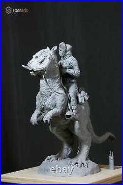 Star Wars Scale Resin Model Kit Han Solo on Tauntaun StannArts