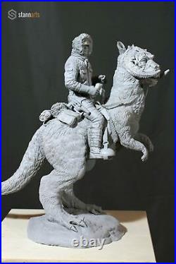 Star Wars Scale Resin Model Kit Han Solo on Tauntaun StannArts