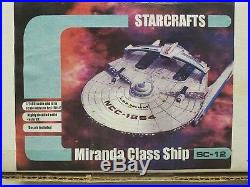 Starcrafts Resin Star Trek model lot autographed box Robin Curtis'Saavik