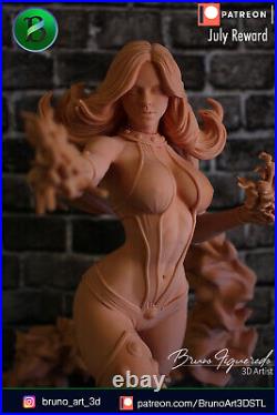 Starfire Teen Titans 1/6 3D printed unpainted unassembled resin model kit