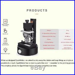 Stereolithography LCD Photosensitive Resin SLA Jewelry Model Kit 3D Printer W1B0