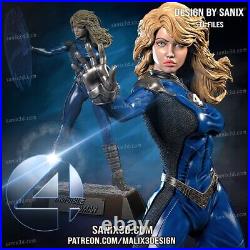 Sue Storm 3d Printed Model Unassembled Unpainted 1/10-1/3