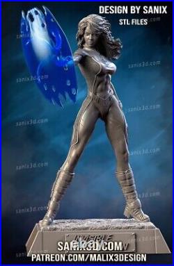 Sue Storm 3d Printed Model Unassembled Unpainted 1/10-1/3