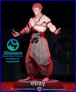 Sukuna Jujutsu Kaisen Fan Art Kit 18 Scale (9 inch) 3Dmoonn