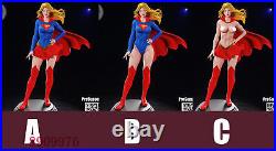 Super Girl 3D Printing Figure Unpainted Model Sculpture GK Blank Kit New Stock