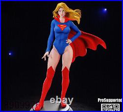 Super Girl 3D Printing Figure Unpainted Model Sculpture GK Blank Kit New Stock