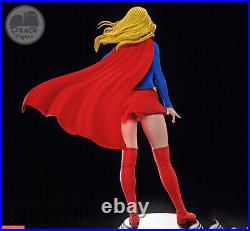 Super Girl 3D Printing Figure Unpainted Model Sculpture GK Blank Kit New Stock