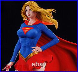 Super Girl 3D Printing Figure Unpainted Model Sculpture GK Blank Kit New Stock