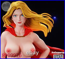 Super Girl 3D Printing Figure Unpainted Model Sculpture GK Blank Kit New Stock