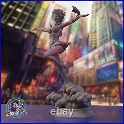 Supergirl Bombshell 19.2 Figure Custom Resin Model Kit DIY Paint Statue