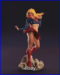 Supergirl resin scale model kit unpainted 3d print