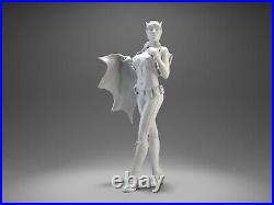 Superhero BatGirl Sexy Woman Unpainted Unassembled 3D printed Kit Resin Model GK