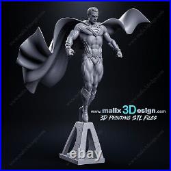 Superman resin scale model kit unpainted 3d print