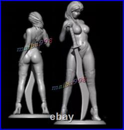 Swordwoman 3D Print Garage Kit Figure Model Kit Unassemble Unpainted GK 1/8 1/6