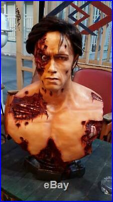 T800 Terminator Bust life Size Scale Hobby Resin Model Kit Garage Cast Unpainted