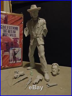 THE OUTLAW JOSEY WALES 1/5 SCALE RESIN MODEL KIT MARK VAN TINE CLINT EASTWOOD