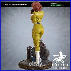 TMNT April O'Neil NSFW (1) Unpainted 1/12 resin model kit and bas OXO