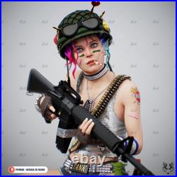 Tank Girl Unassembled Unpainted 3D Printing Resin Model Kits Garage Kits