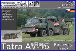Tatra AV-15 Heavy Recovery Truck resin 1/35 PanzerShop PS35C123 Warsaw Pact NVA
