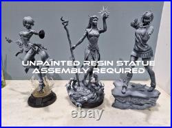 Team Rocket Jessie and Arbok 16 Scale Unpainted Statue Premium Resin Model Kit