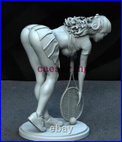 Tennis Girl 3D Printing Figure Unpainted Model GK Blank Kit Sculpture New Stock