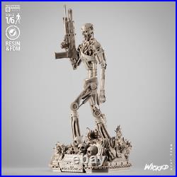 Terminator Skeleton T-800 Resin Sculpture Statue Model Kit Unpainted/Unassemb
