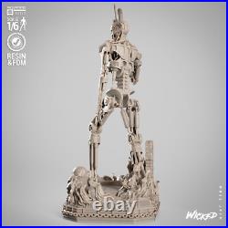 Terminator Skeleton T-800 Resin Sculpture Statue Model Kit Unpainted/Unassemb