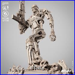 Terminator Skeleton T-800 Resin Sculpture Statue Model Kit Unpainted/Unassemb