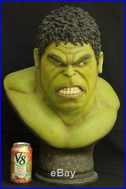 The Angry Green 1/1 Bust Original Resin Figure Model Unpainted Hulk Kit