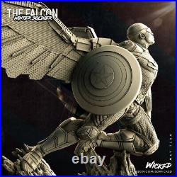 The FALCON Captain America 18 Scale Resin Model Kit Marvel Avengers Statue