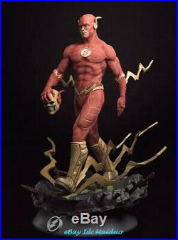The Flash Unpainted Resin Kits Model GK Figurine 3D Print 30cm New