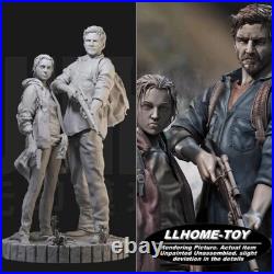 The Last of Us Joel and Ellie Resin Model Kit Unpainted 3d Print Statue Figures