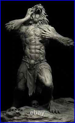 The Werewolf Resin Sculpture Statue Model Kit size choices Unpainted/Unassembl