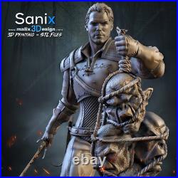 The Witcher resin scale model kit unpainted 3d print
