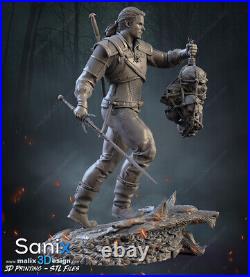 The Witcher resin scale model kit unpainted 3d print