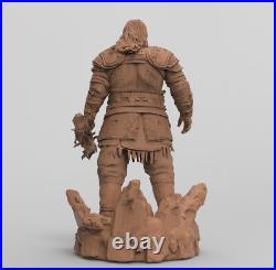 Thor 3D Printed Figure, God of War Collectible Statue, Unpainted