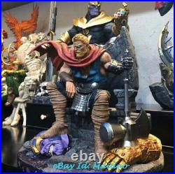 Thor on Throne Resin Kits Statue Figurine Model Collections 1/4 Unpainted