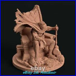 Thor on Throne Resin Kits Statue Figurine Model Collections 1/4 Unpainted