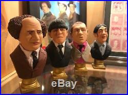 Three Stooges Busts Resin Model Kit (VERY RARE) OOP Set Sculpted by Ed White